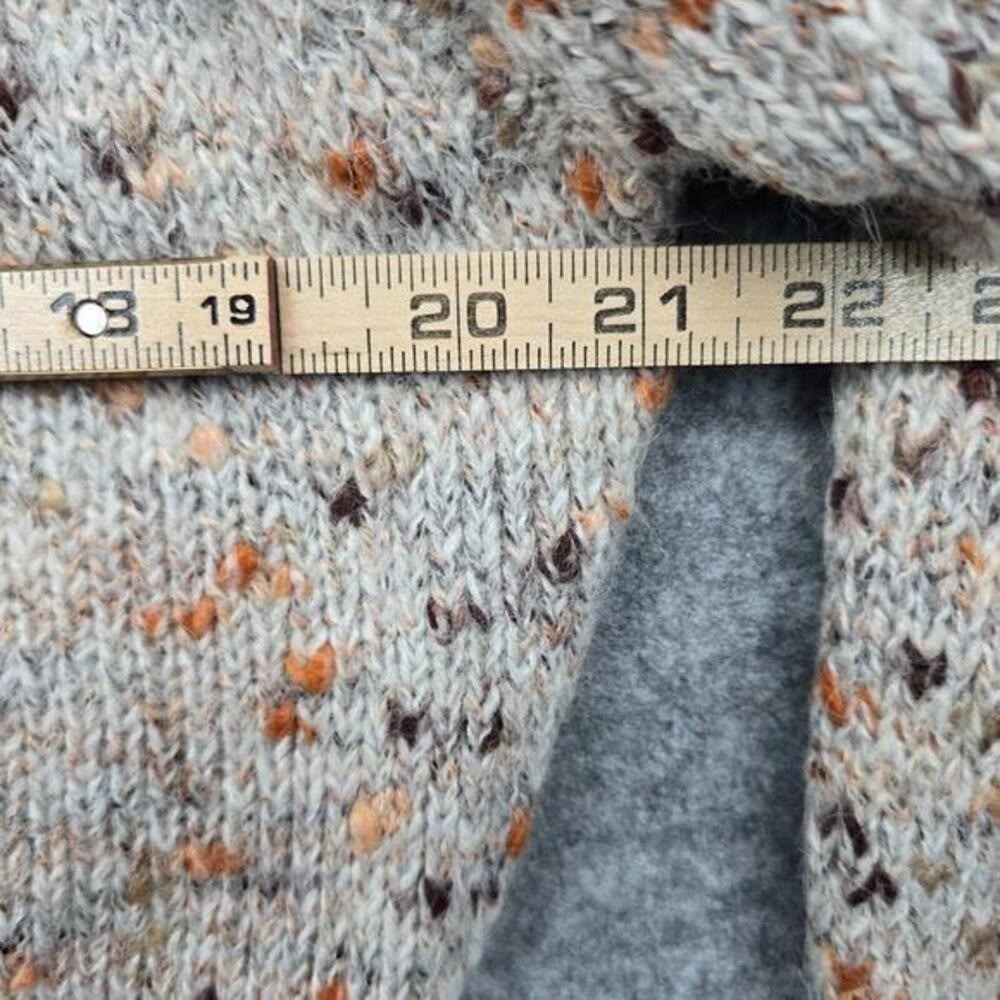 Steve Madden Sweater Women's Large Textured Cable-Knit Mock-Neck Alpaca Blend - Picture 5 of 10